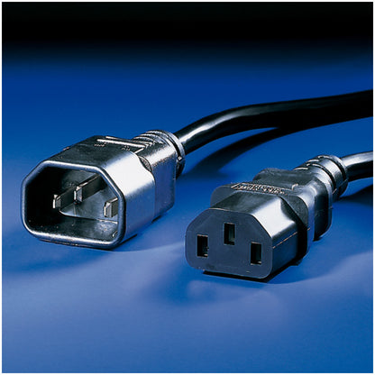 KABEL NAPAJALNI 220V podaljšek 3,00m C13 - C14 Value (19.99.1530-50)