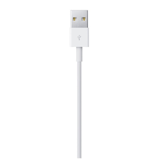Kabel USB-A => Apple Lightning 2,00m bel - original Apple (retail pakiranje) MD819ZM