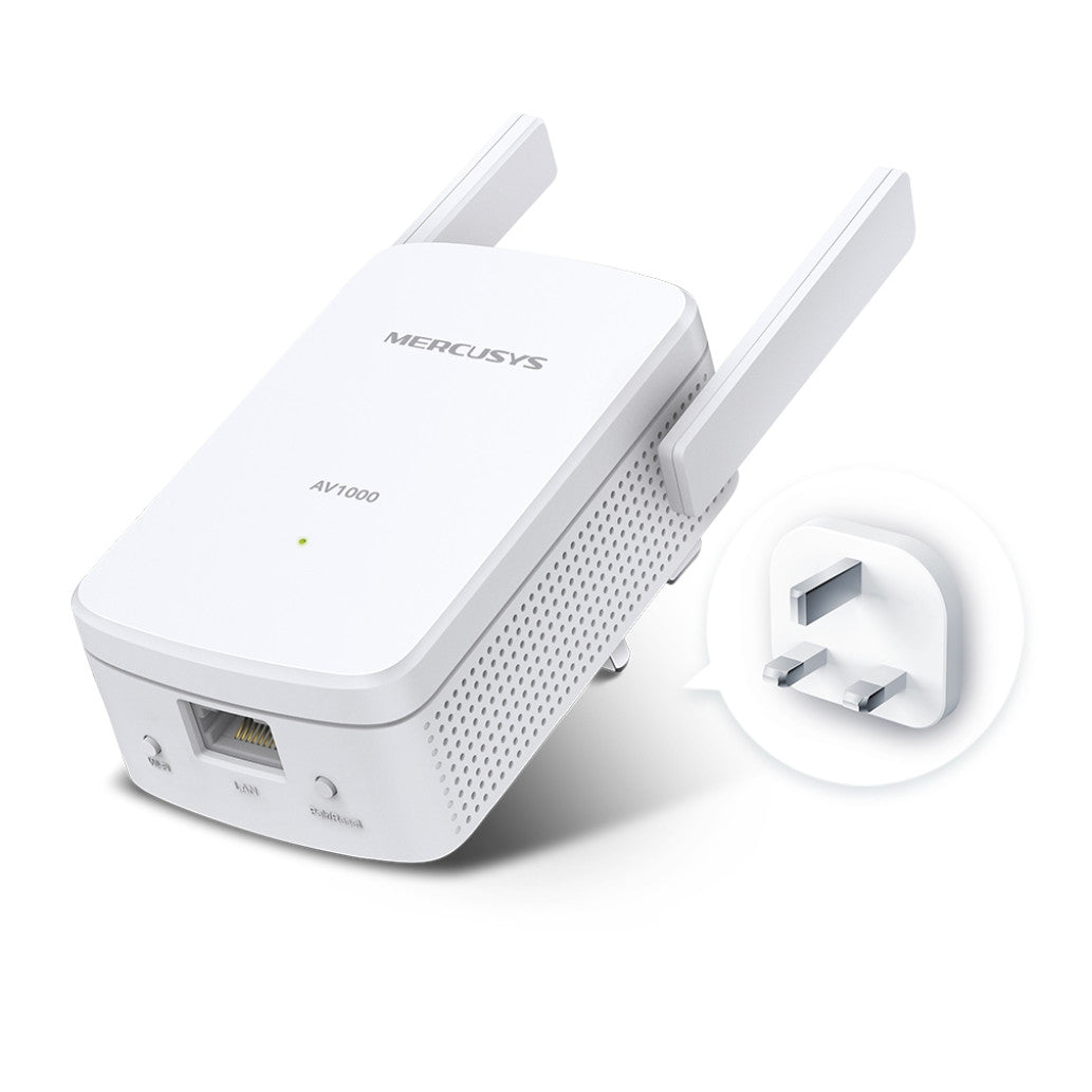 HPAV Powerline 1xLAN RJ45 220V MERCUSYS 300Mb/s (1+1) WLAN (MP510)