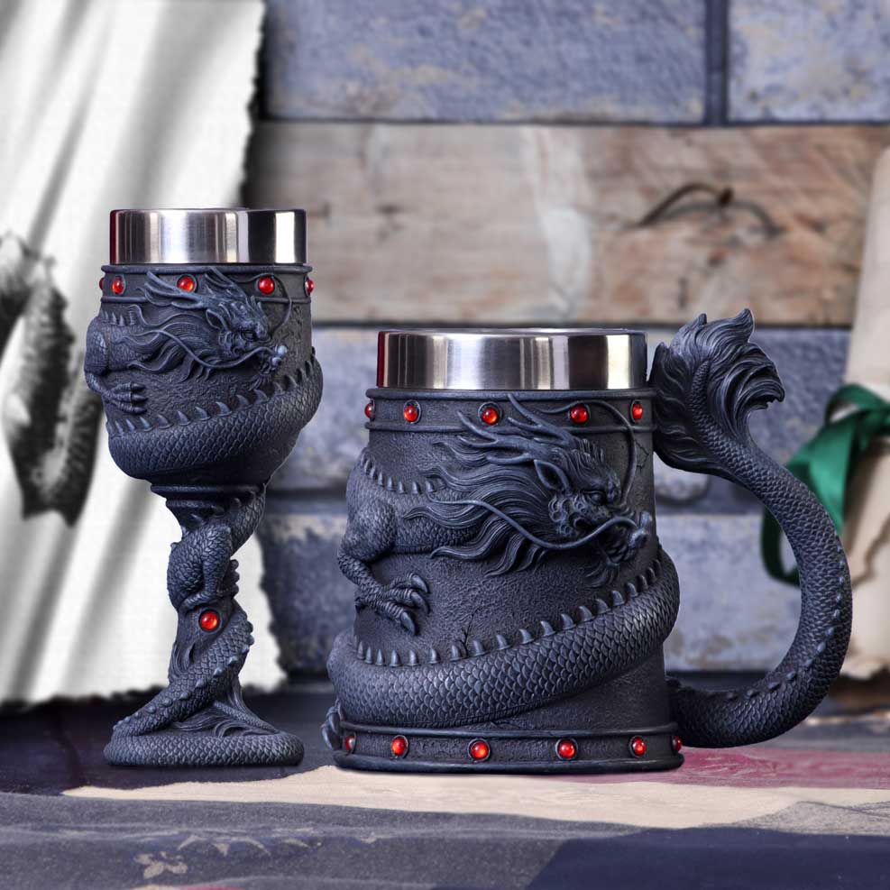 NEMESIS NOW DRAGON COIL kelih 20CM