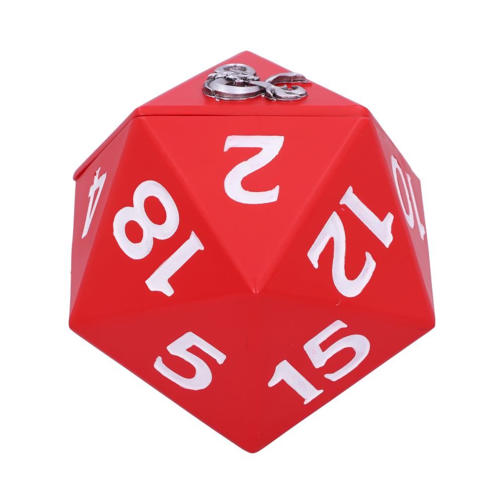 NEMESIS NOW Dungeons & Dragons D20 dice box dekorativna škatlica