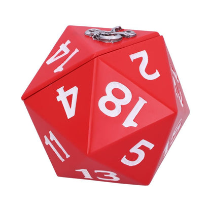 NEMESIS NOW Dungeons & Dragons D20 dice box dekorativna škatlica
