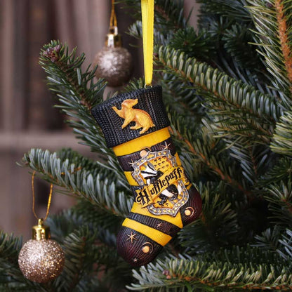 NEMESIS NOW Harry Potter Hufflepuff nogavica viseči okrasek