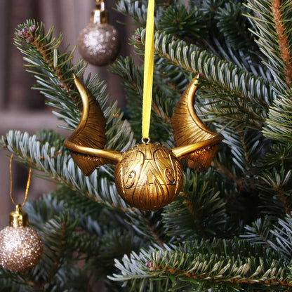 NEMESIS NOW HARRY POTTER GOLDEN SNITCH HANGING okrasek