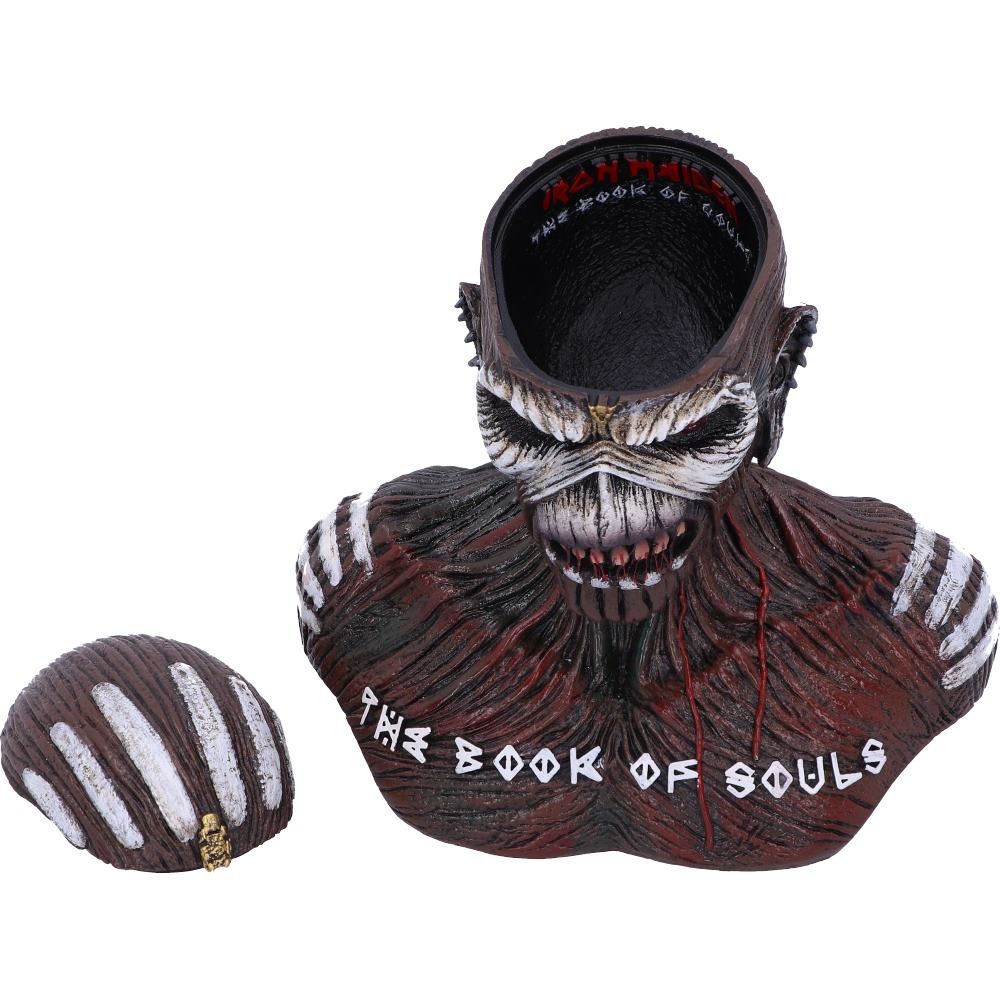 NEMESIS NOW Iron Maiden The Book of Souls doprsni kip dekorativna škatlica