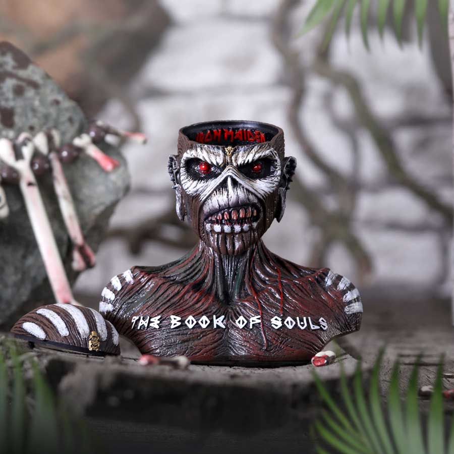 NEMESIS NOW Iron Maiden The Book of Souls doprsni kip dekorativna škatlica
