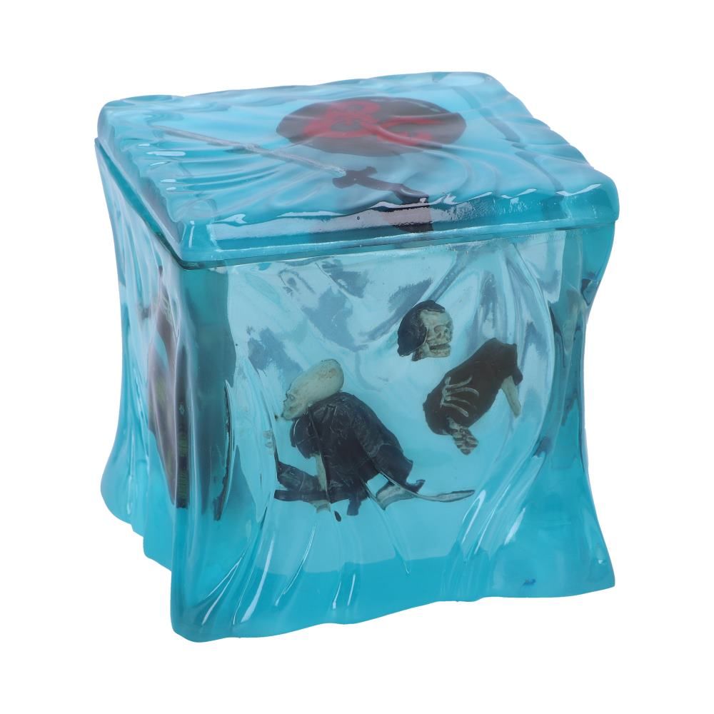 NEMESIS NOW Dungeons & Dragons gelatinous cube dice box dekorativna škatlica
