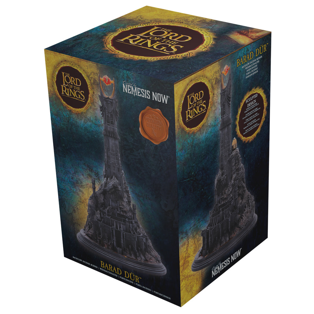 NEMESIS NOW LORD OF THE RINGS BARAD DUR BACKFLOW INCENSE kadilnik