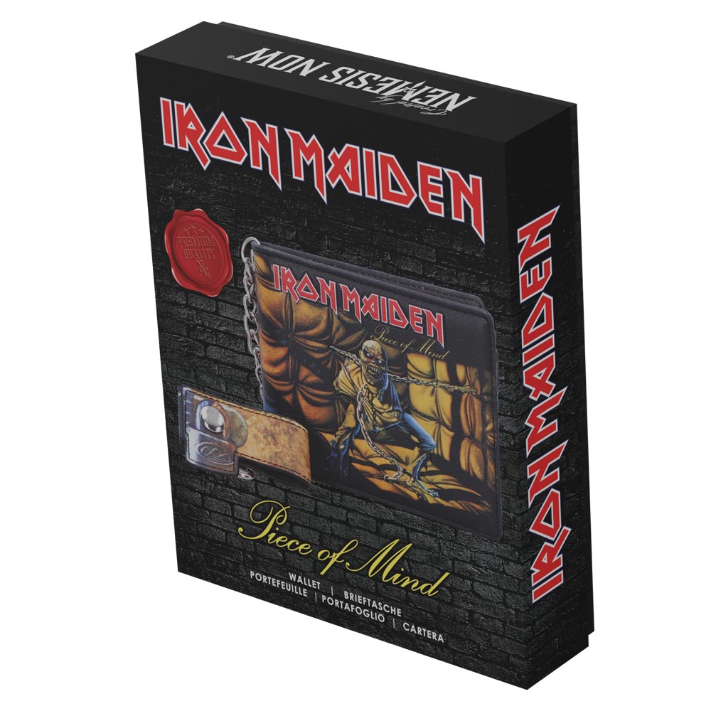 NEMESIS NOW IRON MAIDEN PIECE OF MIND denarnica 11CM
