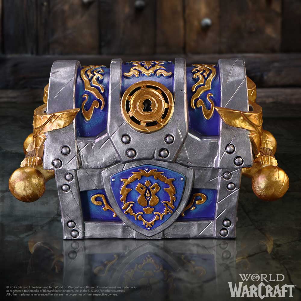 NEMESIS NOW WORLD OF WARCRAFT ALLIANCE WAR CHEST škatla 18.5CM
