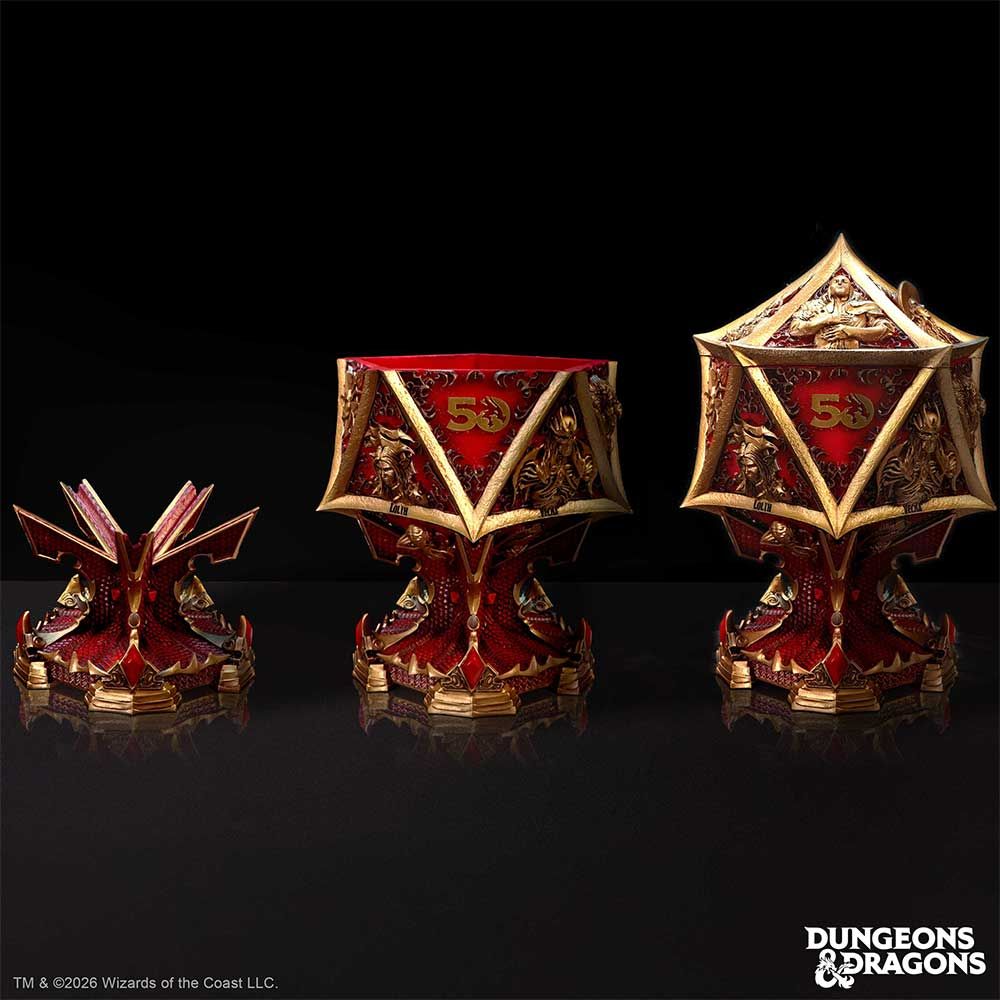 NEMESIS NOW DUNGEONS & DRAGONS 50TH ANNIVERSARY COLLECTORS škatla 26CM