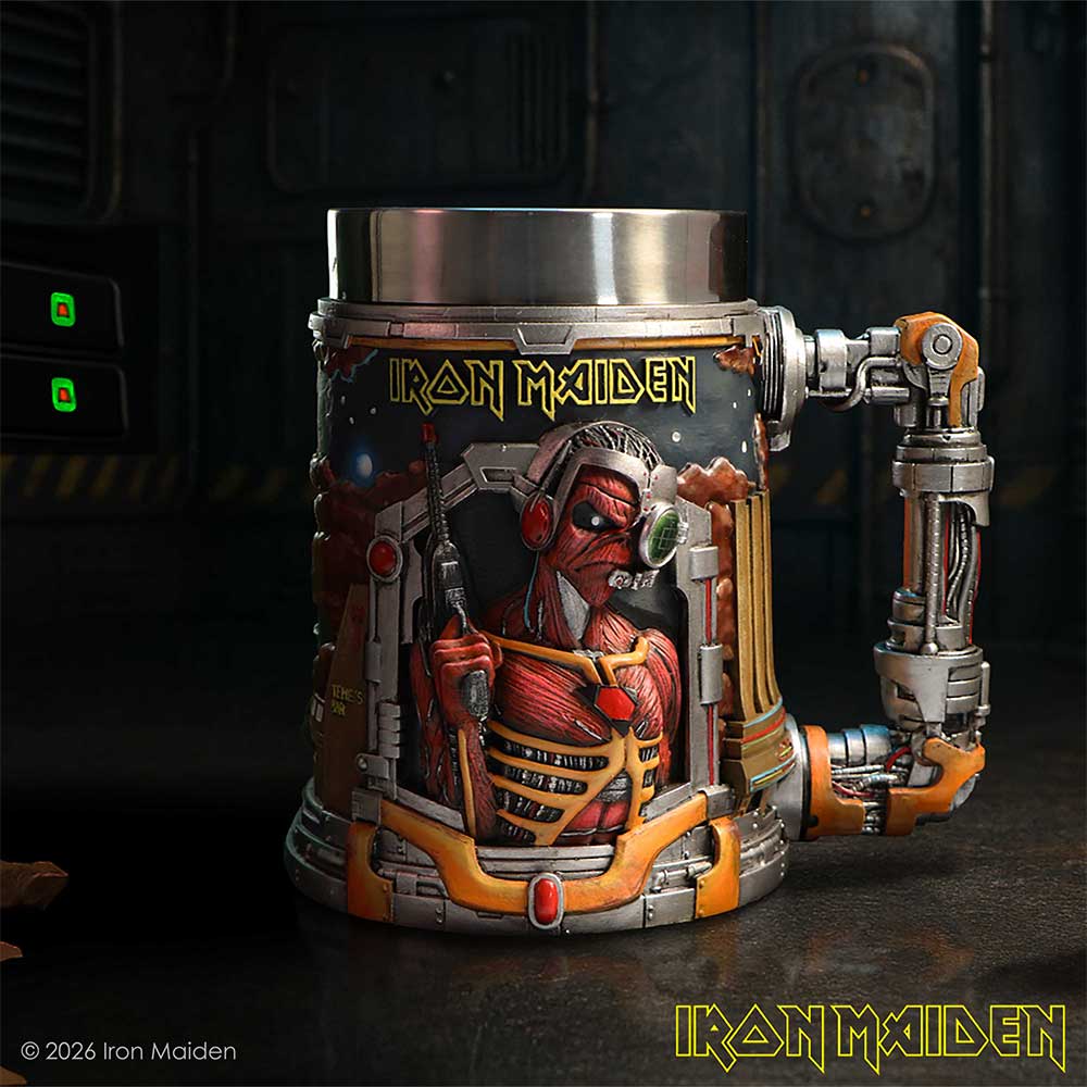 NEMESIS NOW IRON MAIDEN SOMEWHERE IN TIME vrč 15.5CM