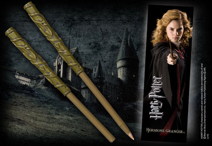 NOBLE COLLECTION Harry Potter Hermione wand pisalo in bookmark