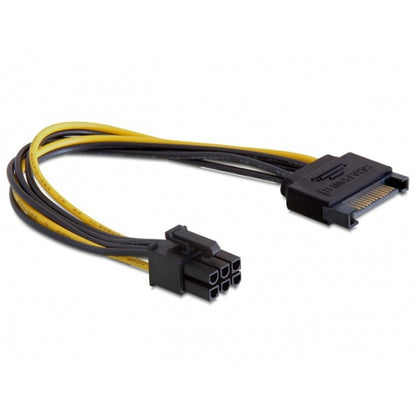 Kabel adapter napajalni SATA => PCI-Express 6 pin DELOCK