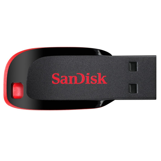Spominski ključek 32GB USB 2.0 Sandisk Cruzer Blade 15MB/s - plastičen/brez pokrovčka/črn (SDCZ50-032G-B35)