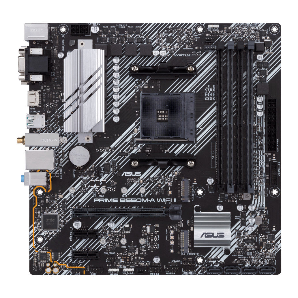 Osnovna plošča AM4 Asus B550M-A WI-FI II PRIME VGA DVI HDMI