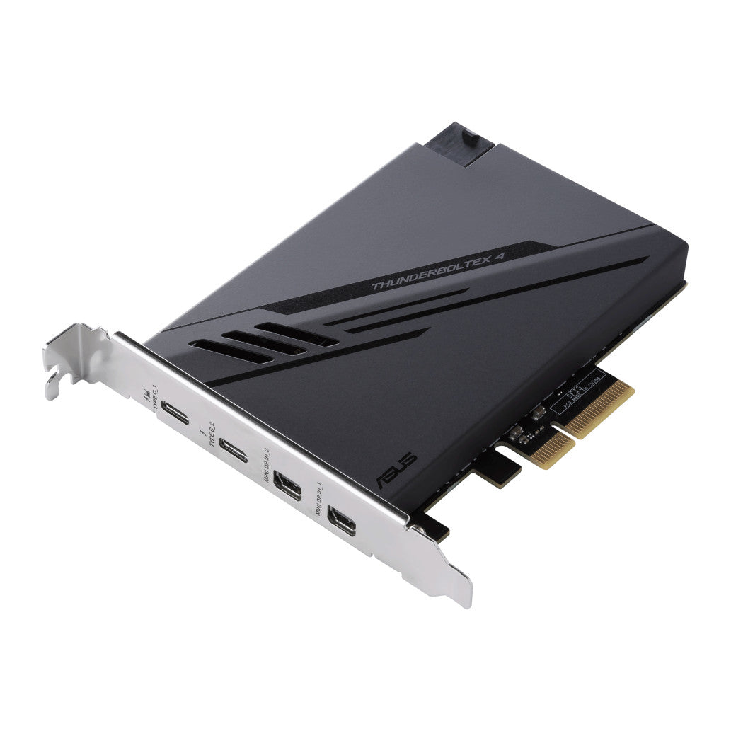 Kontroler Asus  PCI-Express => ThunderboltEX 4 Card PCIe 3.0 2xUSB-C/Thunderbolt4 2xMini-DP (90MC09P0-M0EAY0)