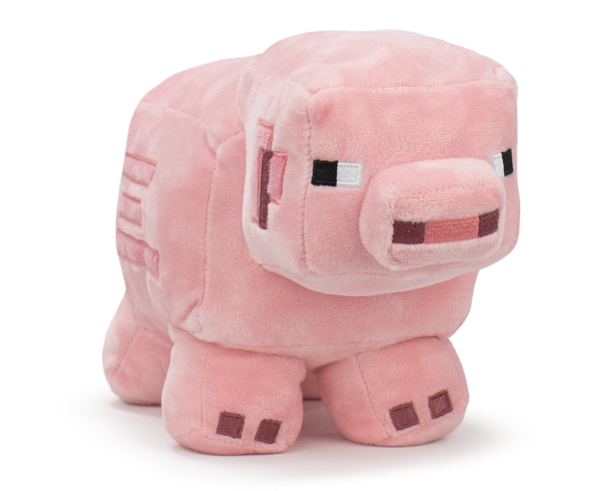 BARRADO: Minecraft – Pink Pig plišasta igrača 30 cm