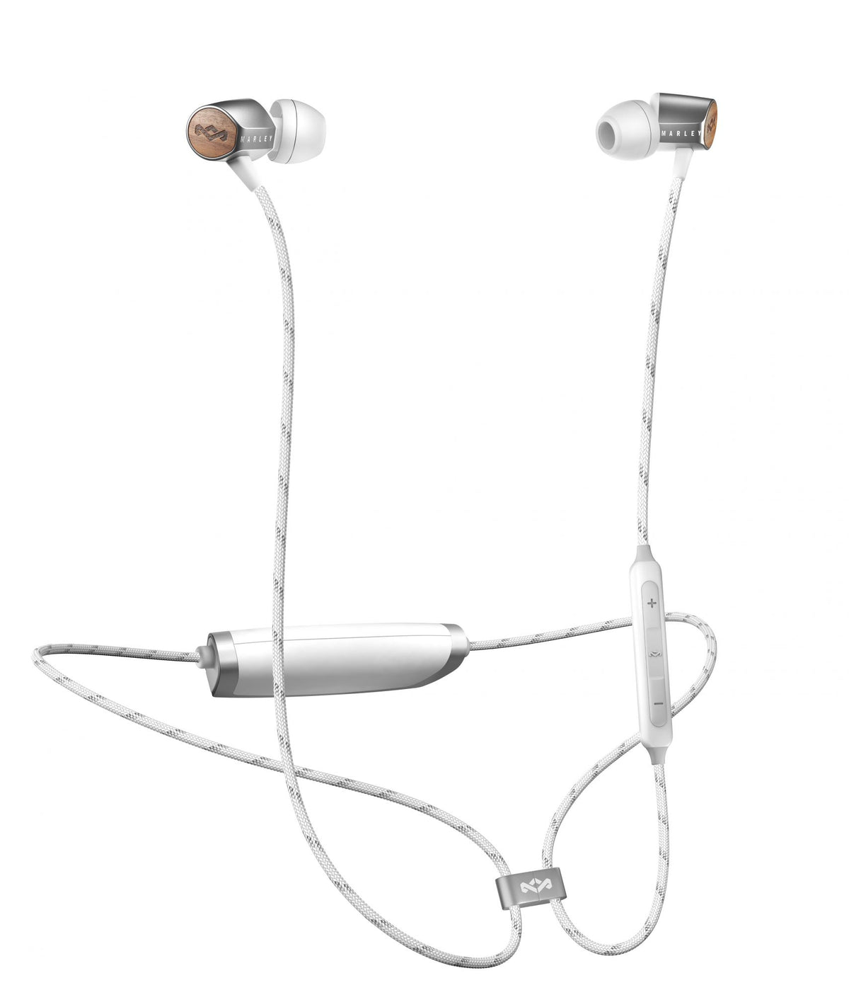 House of Marley Uplift Bluetooth ušesne slušalke - srebrne barve