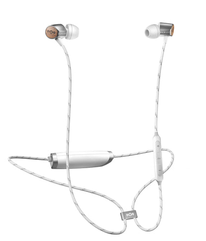 House of Marley Uplift Bluetooth ušesne slušalke - srebrne barve