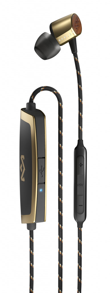 House of Marley Uplift Bluetooth ušesne slušalke - medenina barve