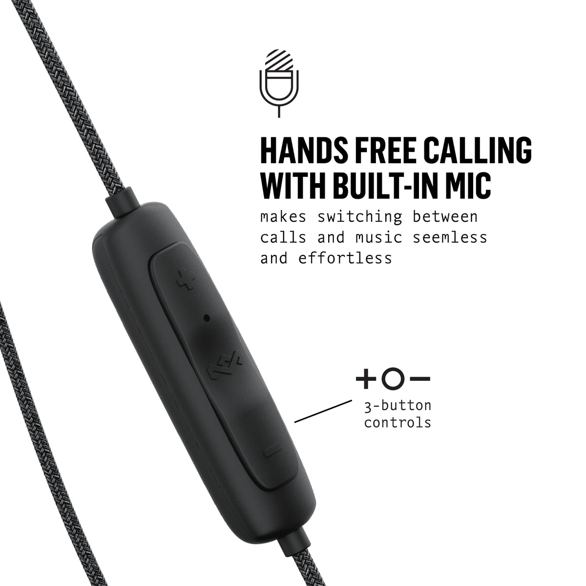 House of Marley Smile Jamaica Wireless 2 brezžične ušesne slušalke - black
