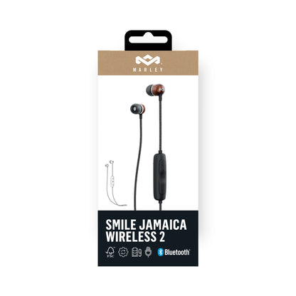 House of Marley Smile Jamaica Wireless 2 brezžične ušesne slušalke - black