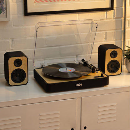 HOUSE OF MARLEY REVOLUTION BT gramofon z zvočniki - črne barve