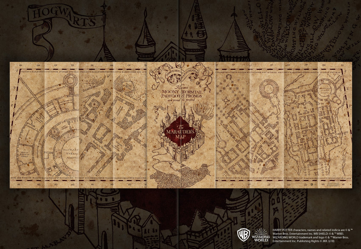 NOBLE COLLECTION Harry Potter Marauders map 1000 Kosov sestavljanka
