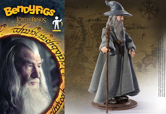 NOBLE COLLECTION Bendyfig Lord of the Rings Gandalf figurica