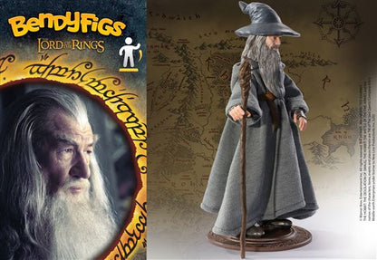 NOBLE COLLECTION Bendyfig Lord of the Rings Gandalf figurica