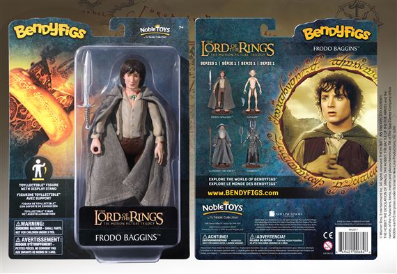NOBLE COLLECTION Bendyfig Lord of the Rings Frodo Baggins figurica