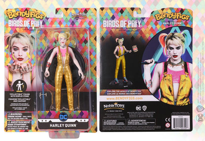 NOBLE COLLECTION Bendyfig DC Birds of Prey Harley Quinn with mallet figurica