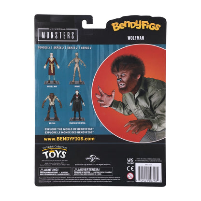 NOBLE COLLECTION Bendyfig Universal monsters Wolfman figurica