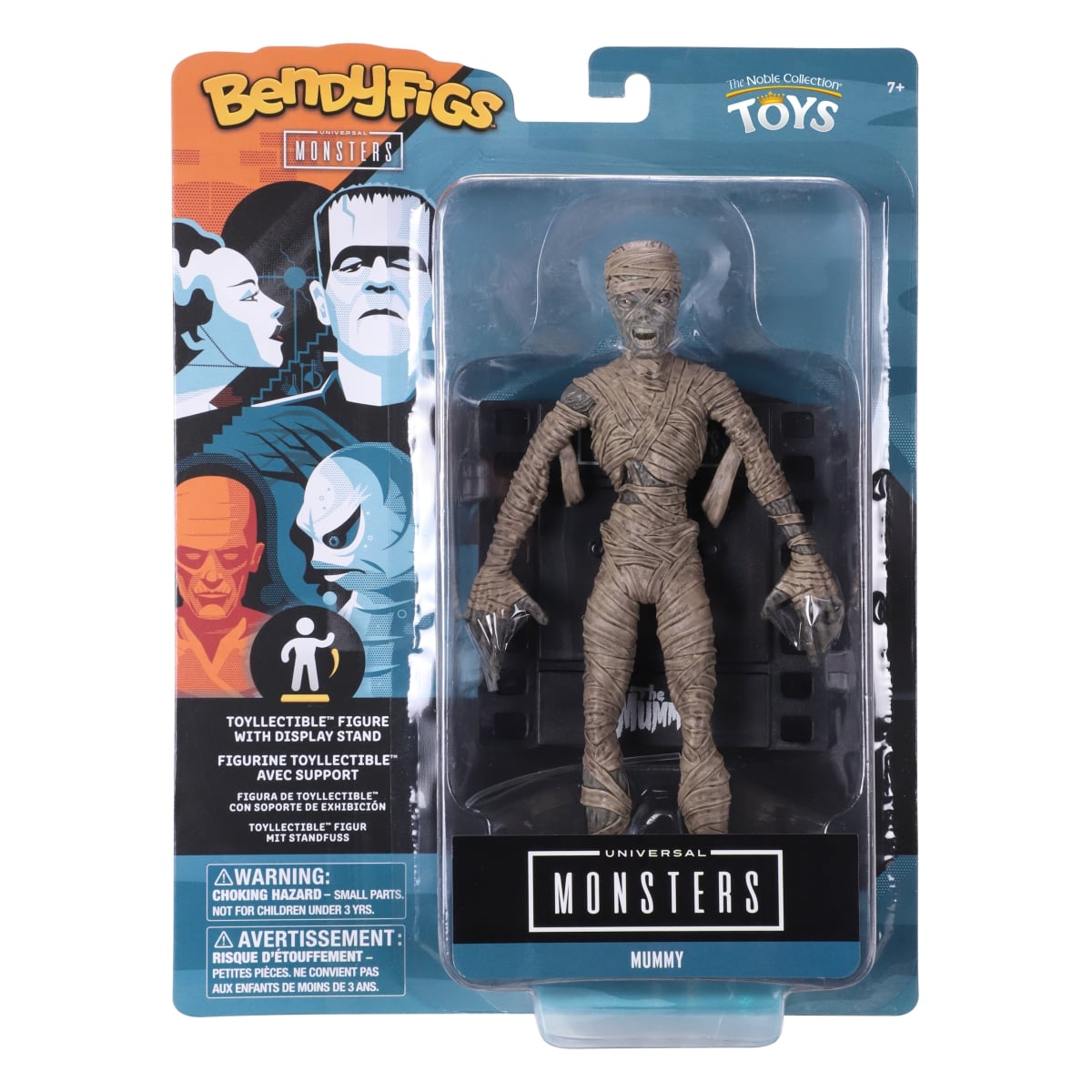 NOBLE COLLECTION Bendyfig Universal monsters Mummy figurica