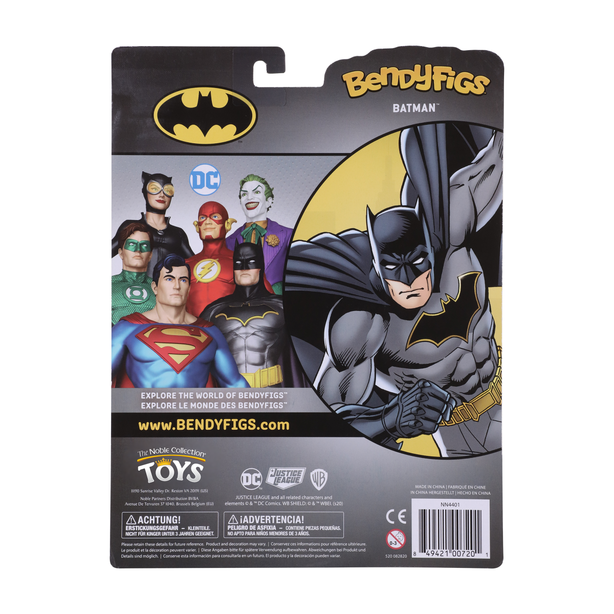NOBLE COLLECTION Bendyfig DC Batman (Comic) Batman figurica