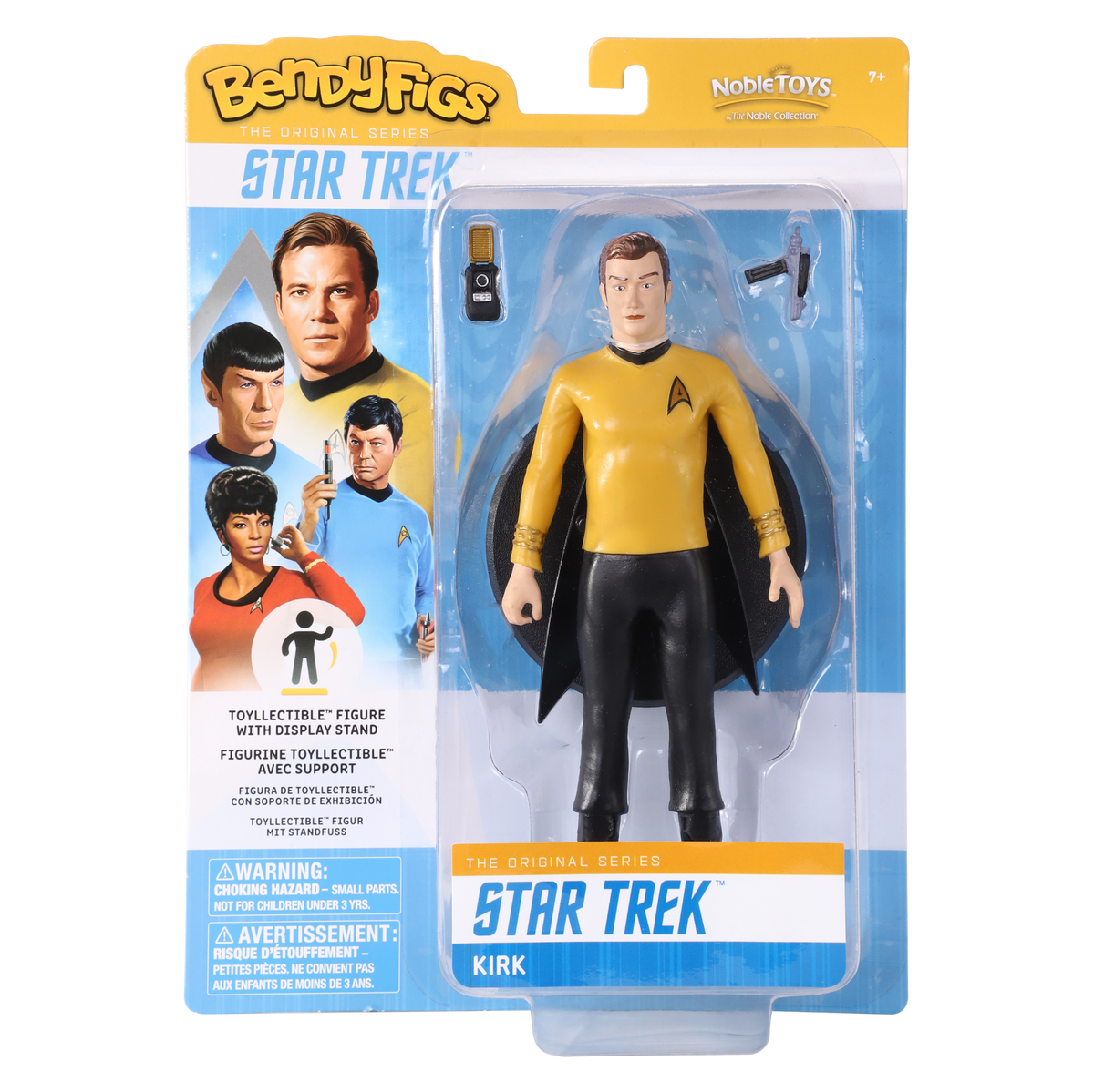 NOBLE COLLECTION - CBS - BENDYFIGS - KIRK figura