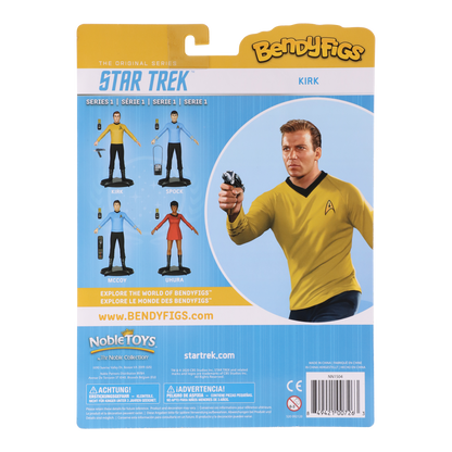 NOBLE COLLECTION - CBS - BENDYFIGS - KIRK figura