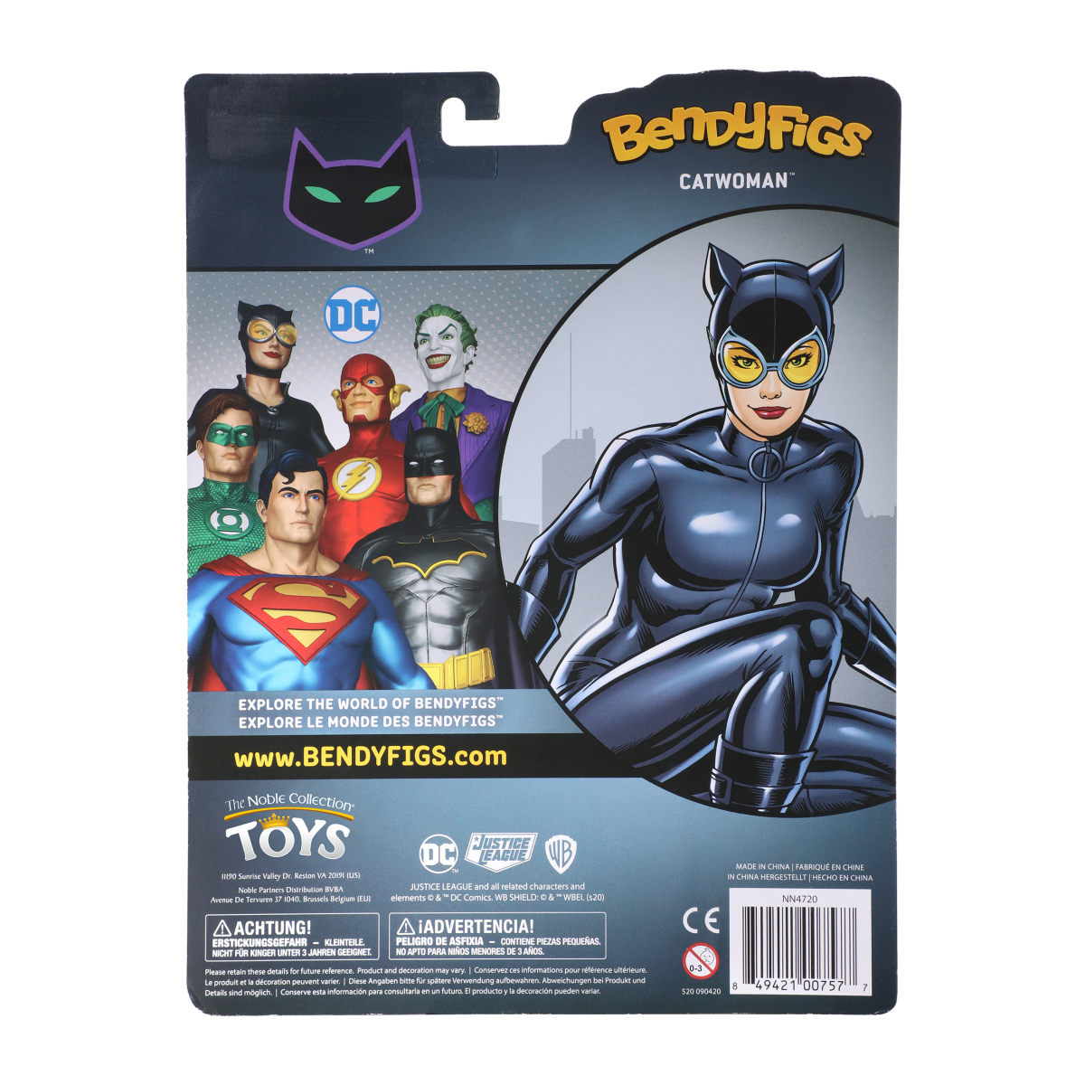 NOBLE COLLECTION Bendyfig DC Batman (Comic) Catwoman figurica