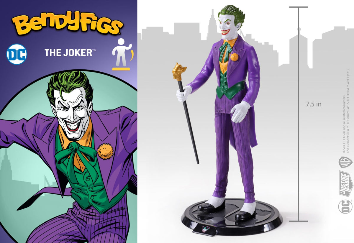 NOBLE COLLECTION Bendyfig DC Batman (Comic) The Joker figurica