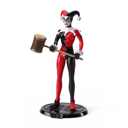 NOBLE COLLECTION Bendyfig DC Suicide Squad (Comic) Harley Quinn Jester figurica