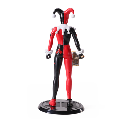 NOBLE COLLECTION Bendyfig DC Suicide Squad (Comic) Harley Quinn Jester figurica