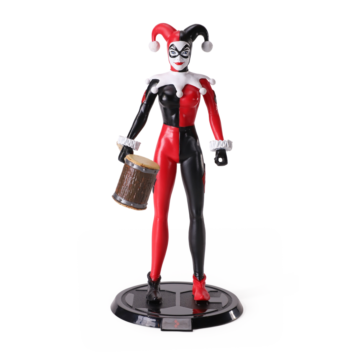 NOBLE COLLECTION Bendyfig DC Suicide Squad (Comic) Harley Quinn Jester figurica
