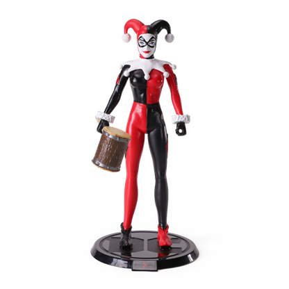 NOBLE COLLECTION Bendyfig DC Suicide Squad (Comic) Harley Quinn Jester figurica