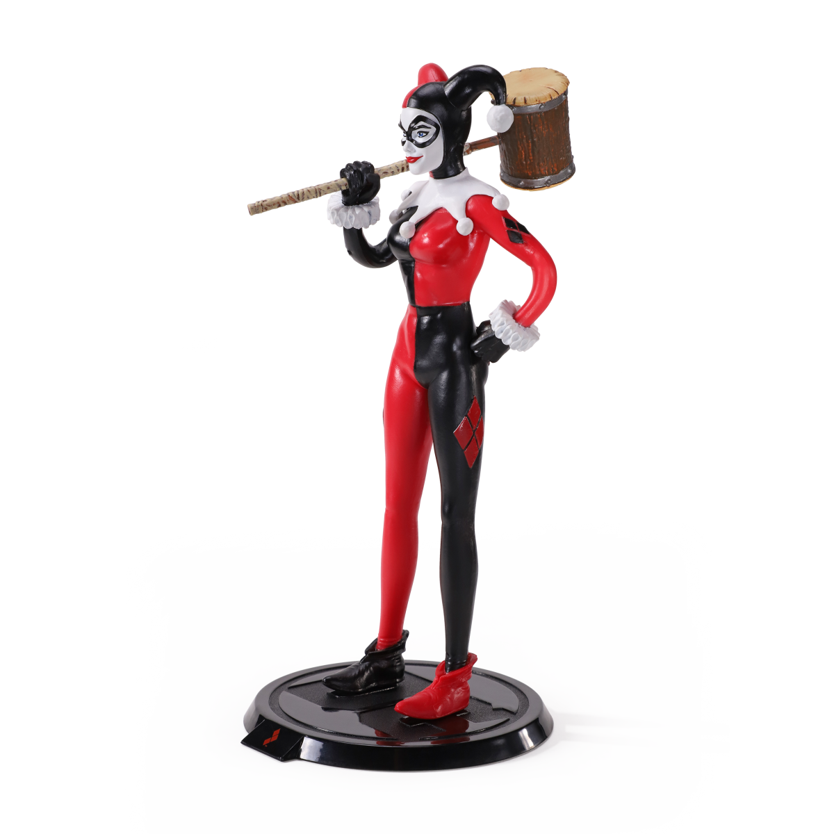 NOBLE COLLECTION Bendyfig DC Suicide Squad (Comic) Harley Quinn Jester figurica