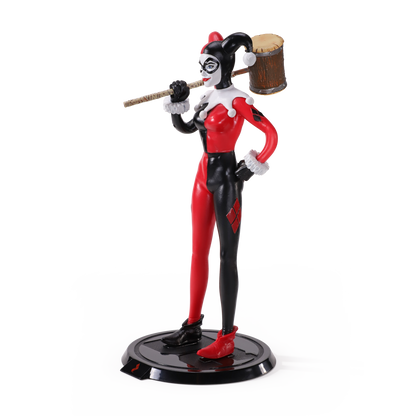 NOBLE COLLECTION Bendyfig DC Suicide Squad (Comic) Harley Quinn Jester figurica
