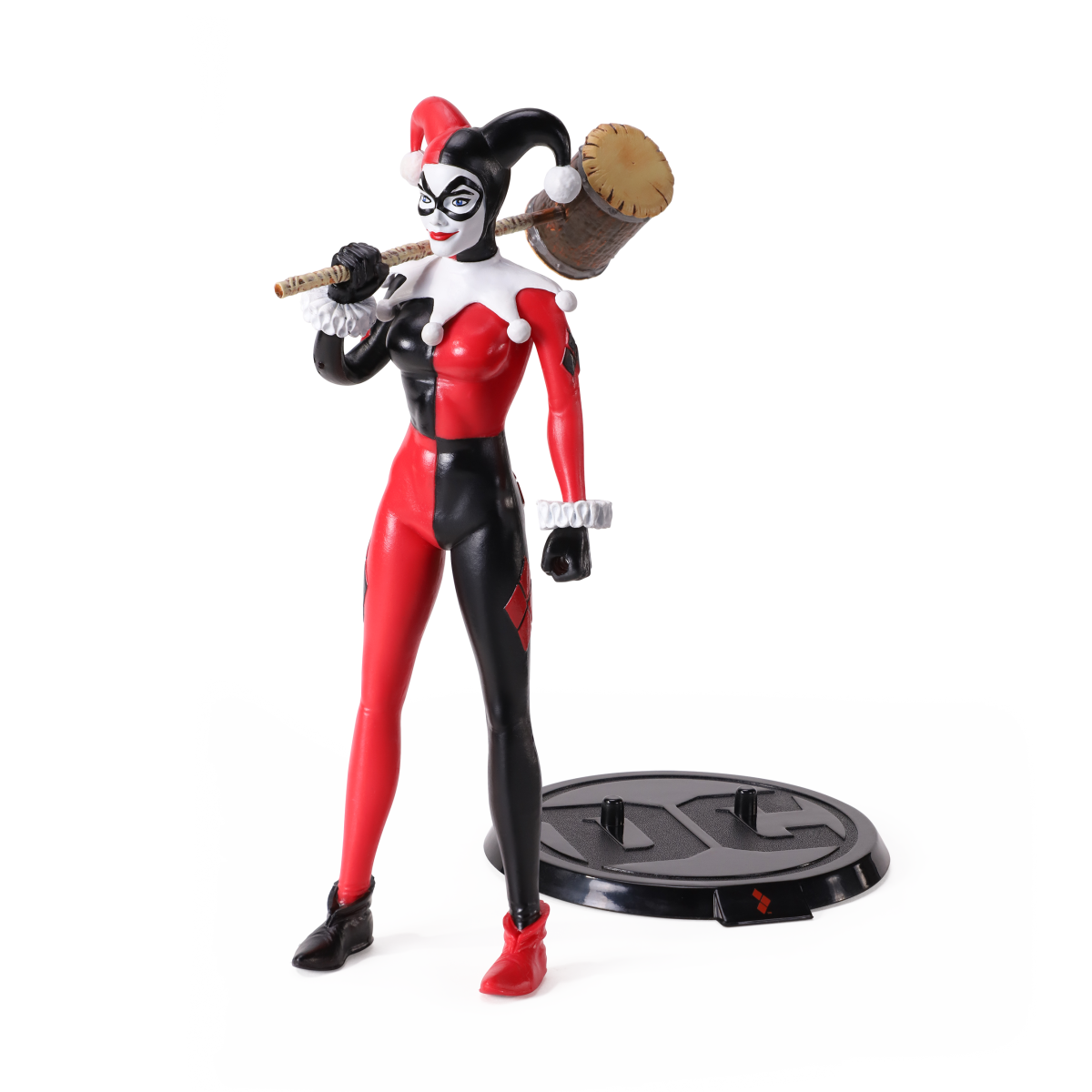 NOBLE COLLECTION Bendyfig DC Suicide Squad (Comic) Harley Quinn Jester figurica