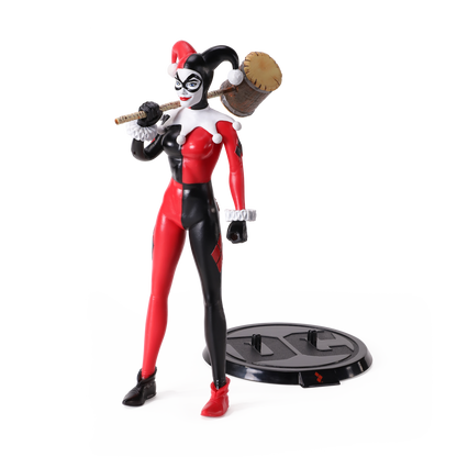 NOBLE COLLECTION Bendyfig DC Suicide Squad (Comic) Harley Quinn Jester figurica