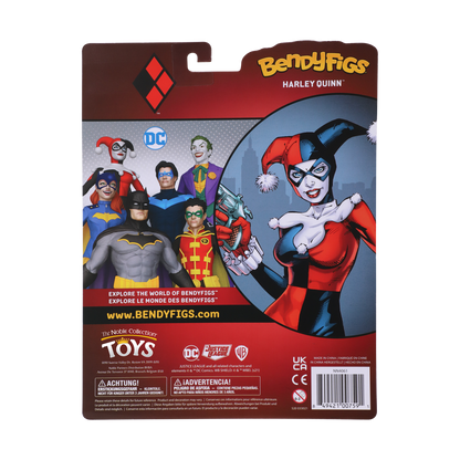 NOBLE COLLECTION Bendyfig DC Suicide Squad (Comic) Harley Quinn Jester figurica