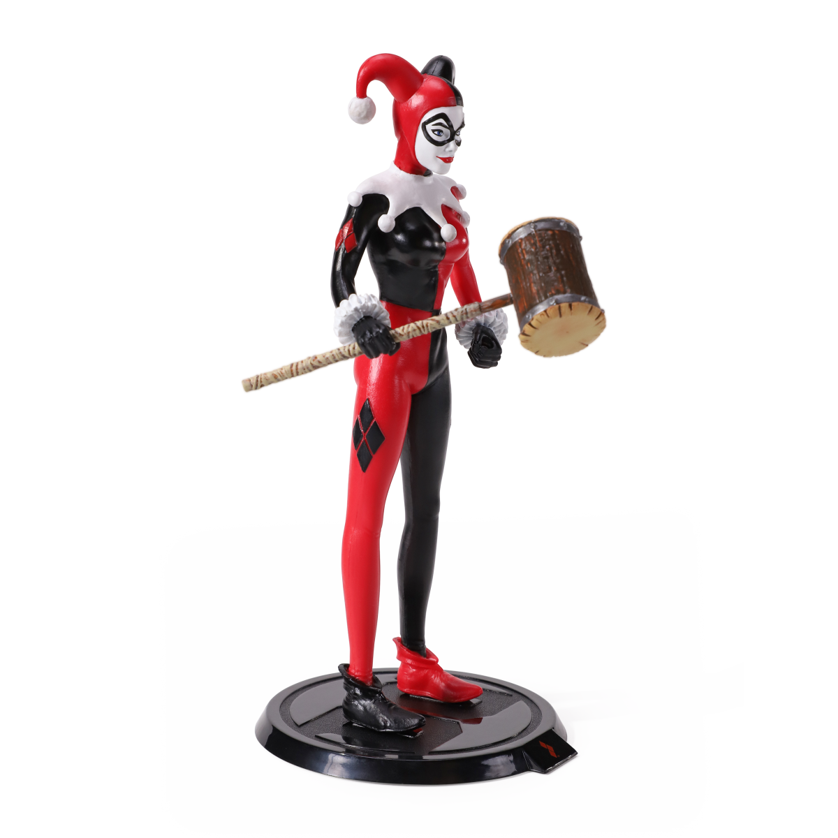 NOBLE COLLECTION Bendyfig DC Suicide Squad (Comic) Harley Quinn Jester figurica